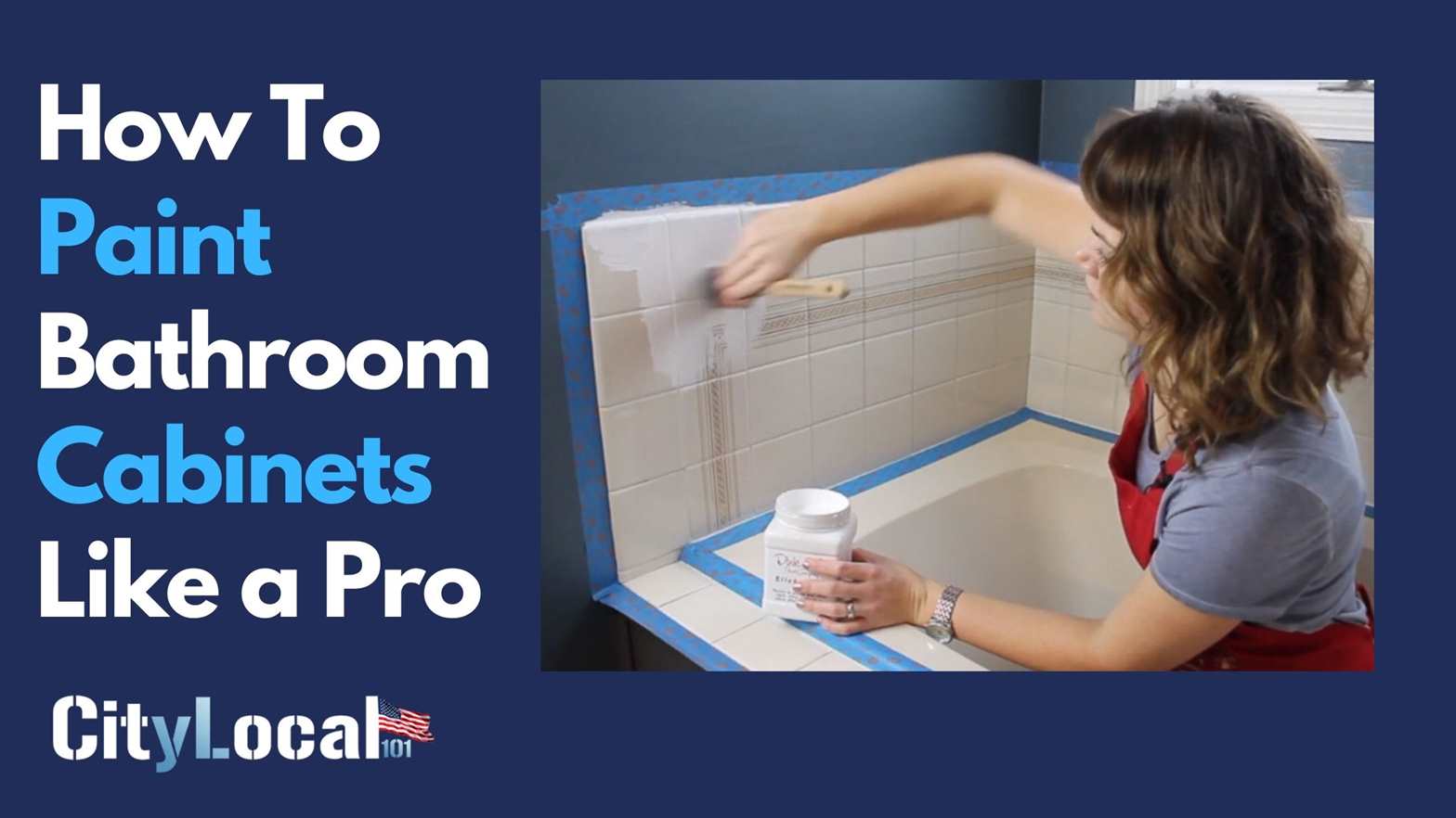 How To Paint Bathroom Cabinets Like a Pro