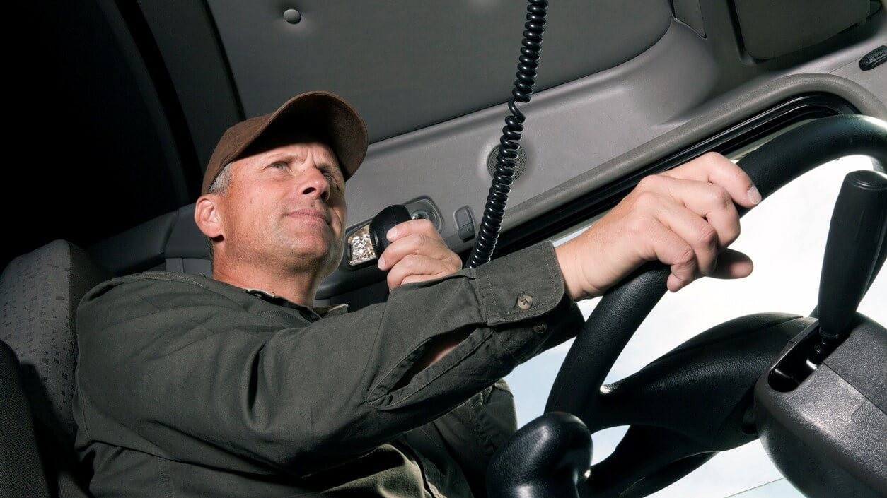 Image of a truck driver