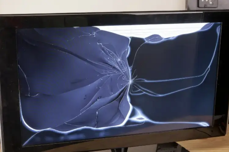 Image of a Broken TV