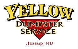 Yellow Dumpster’ 30 Yard Dumpster Rental to dump Junk in Ellicott City, MD