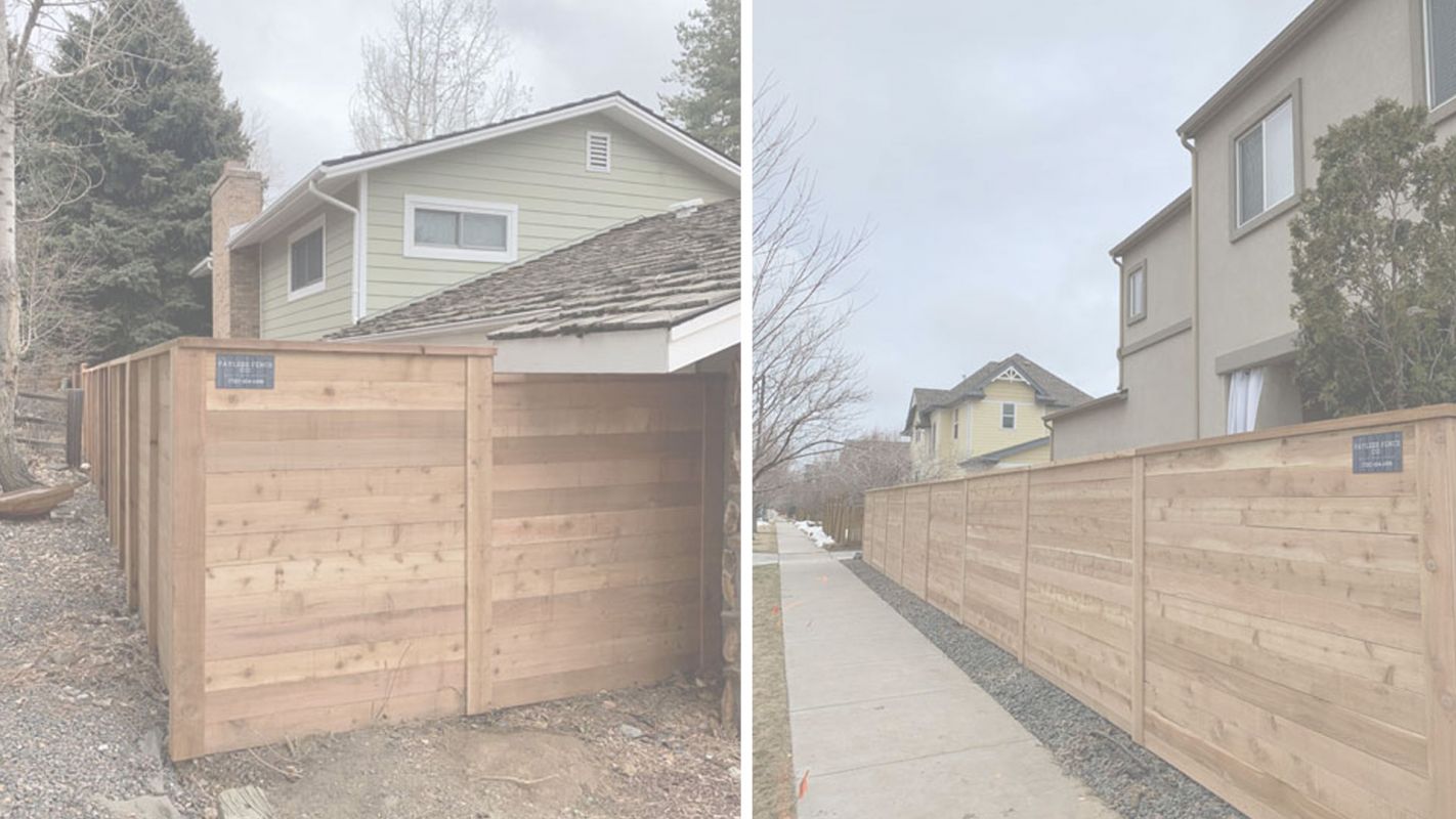 The Best Cedar Fence Installations Aurora, CO
