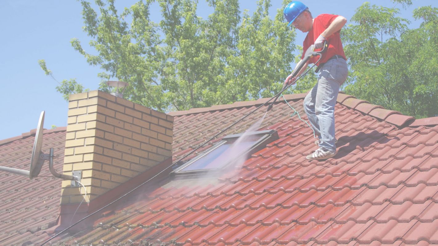 Get the roof pressure washing services now! Coral Gables, FL