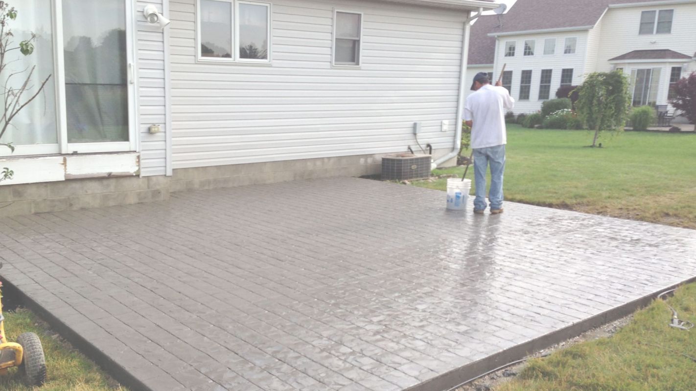Quick Stamped Concrete Installation Council Bluffs, IA