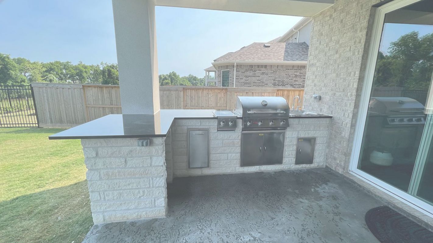 Custom Outdoor Kitchen – A Peaceful Retreat Tomball, TX