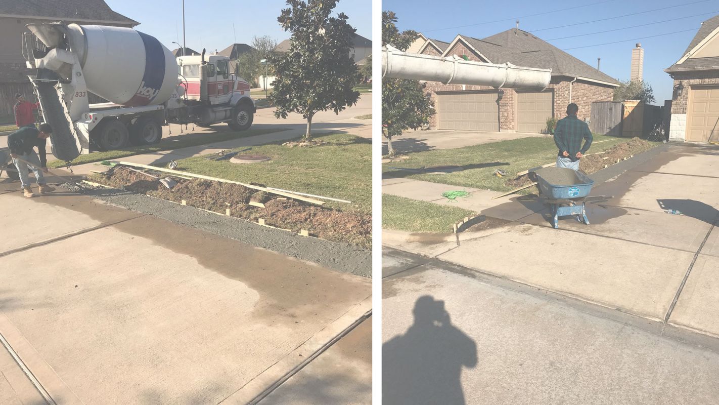 Concrete Driveway Installation – A Quality Hub Hockley, TX