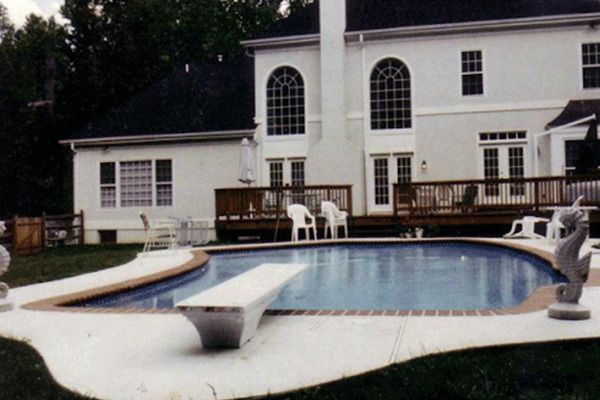 Gunite Concrete Swimming Pool Fairfax VA