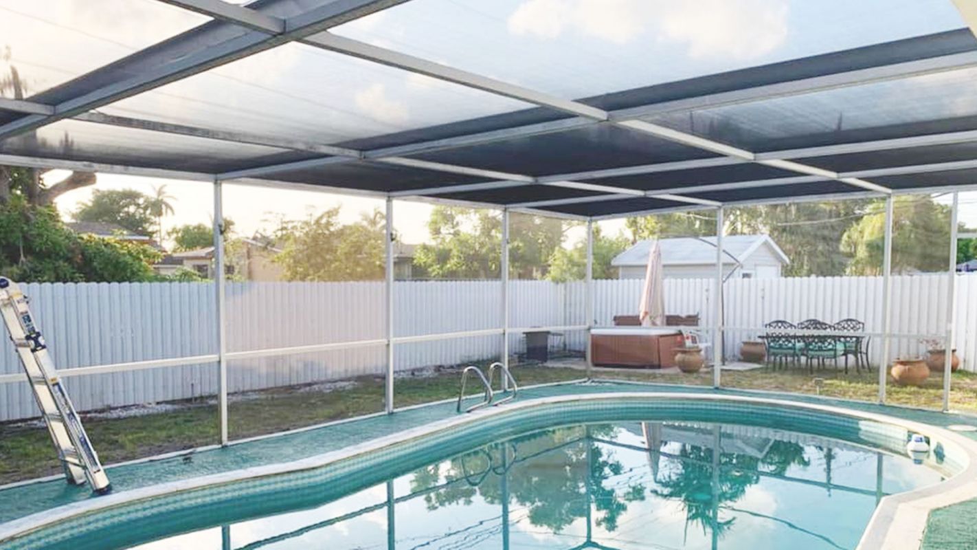 Pool Screen Enclosure Cost that Saves Your Budget Weston, FL