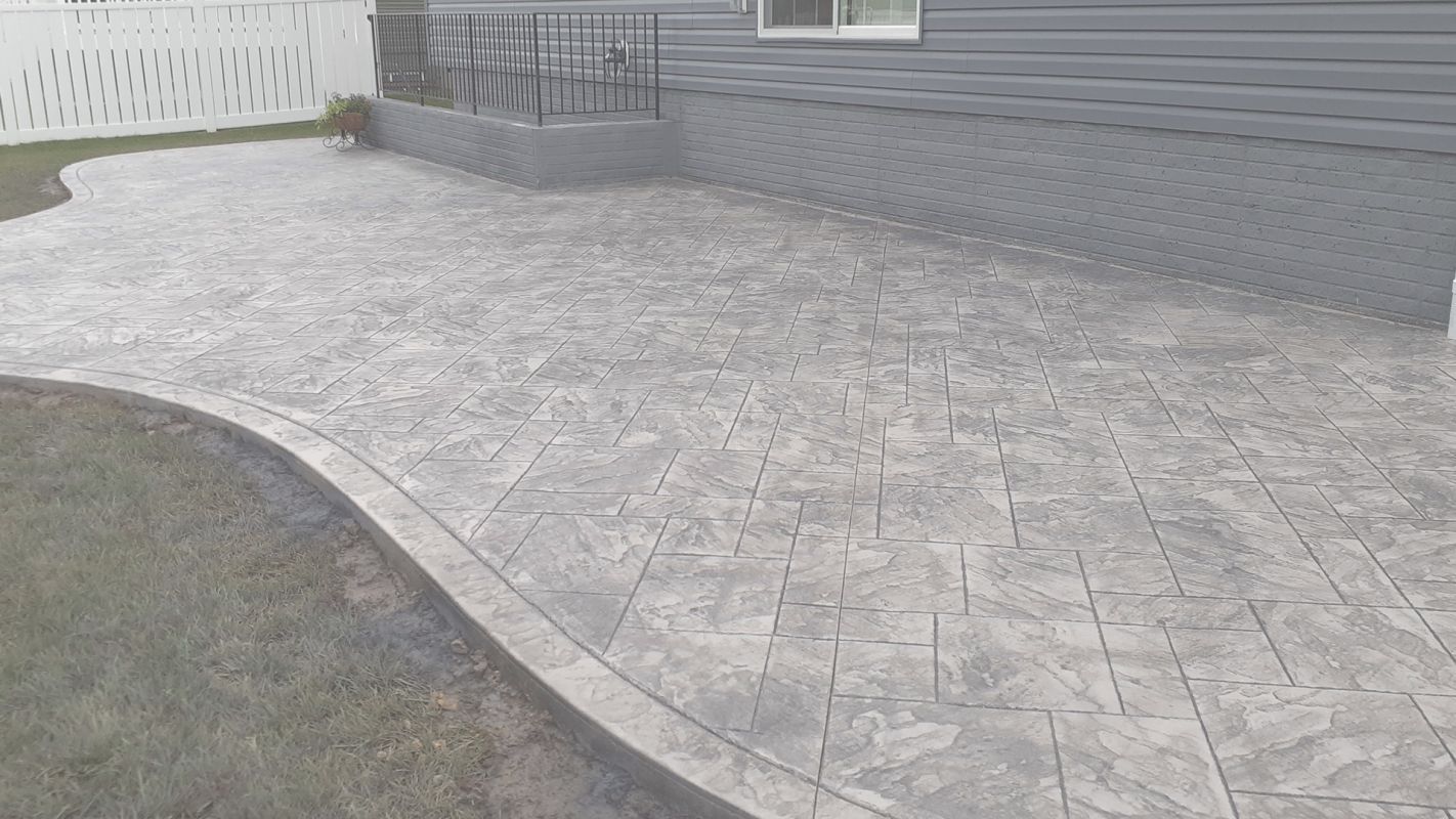 Hire Us for Stamped Concrete Patio Caldwell, ID
