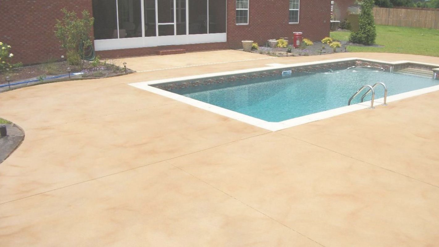 A Beautiful Pool Deck With Robust Durability! Hollister, CA