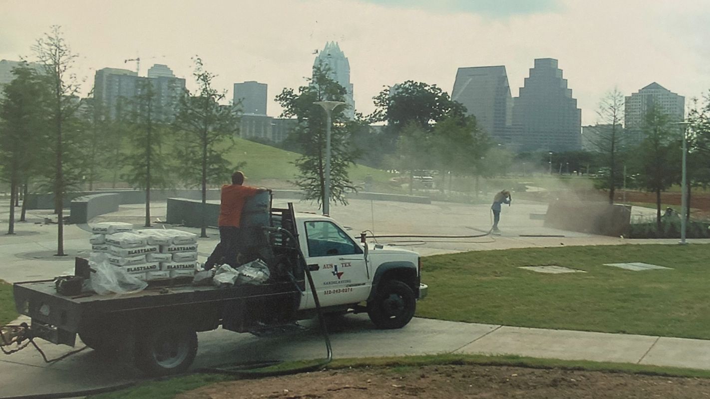 Mobile Sandblasting Service by Professionals Marble Falls, TX