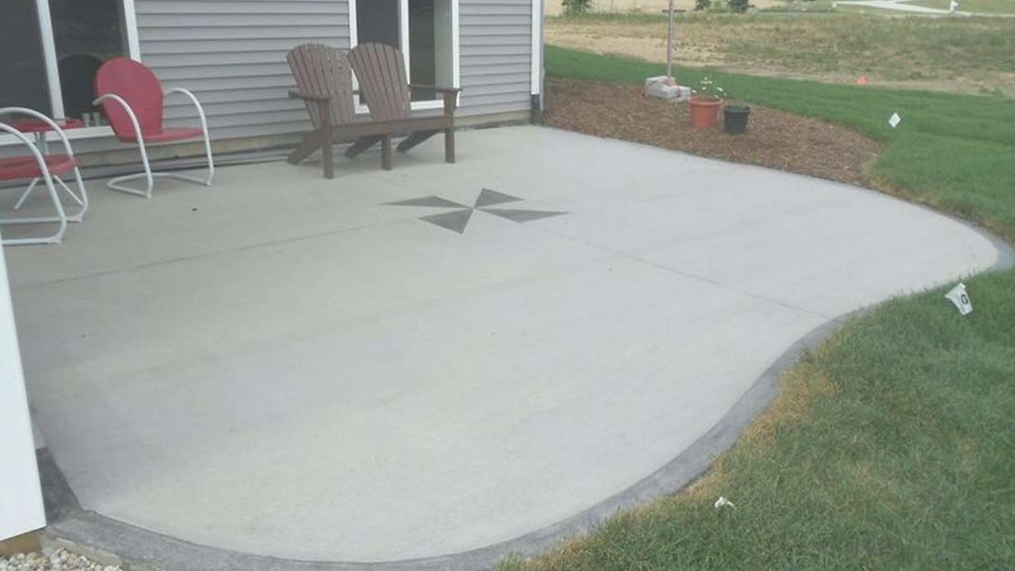 Think Advance and Get Concrete Patios installed Bloomfield Hills, MI