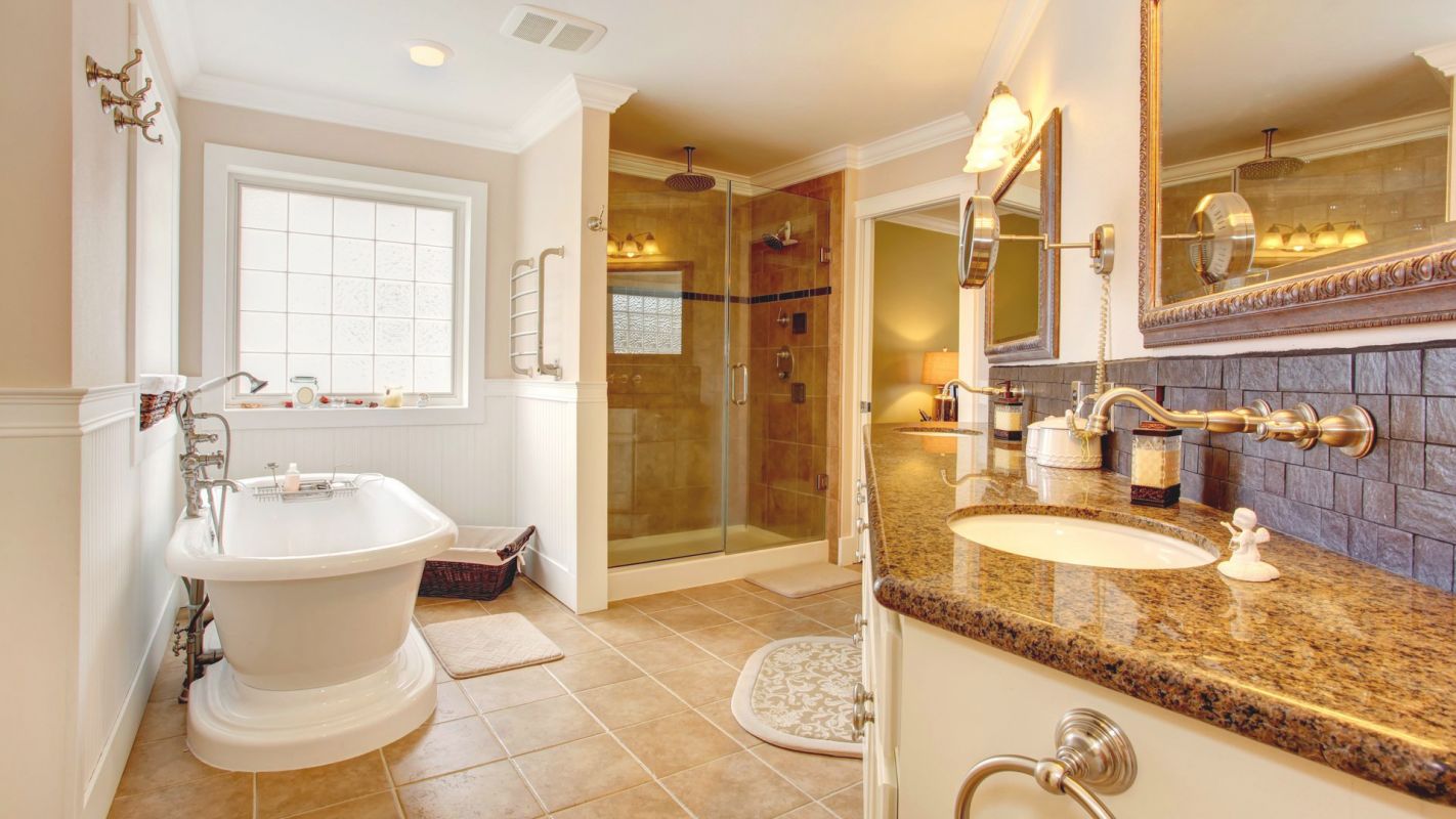 On budget Bathroom Renovation in Flower Mound, TX