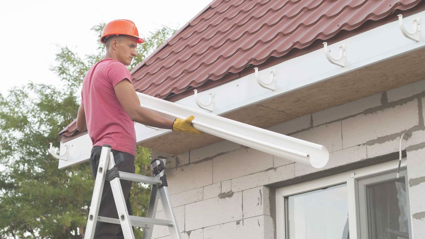 Rain Gutter Installation for Quick Water Drainage Rowlett, TX