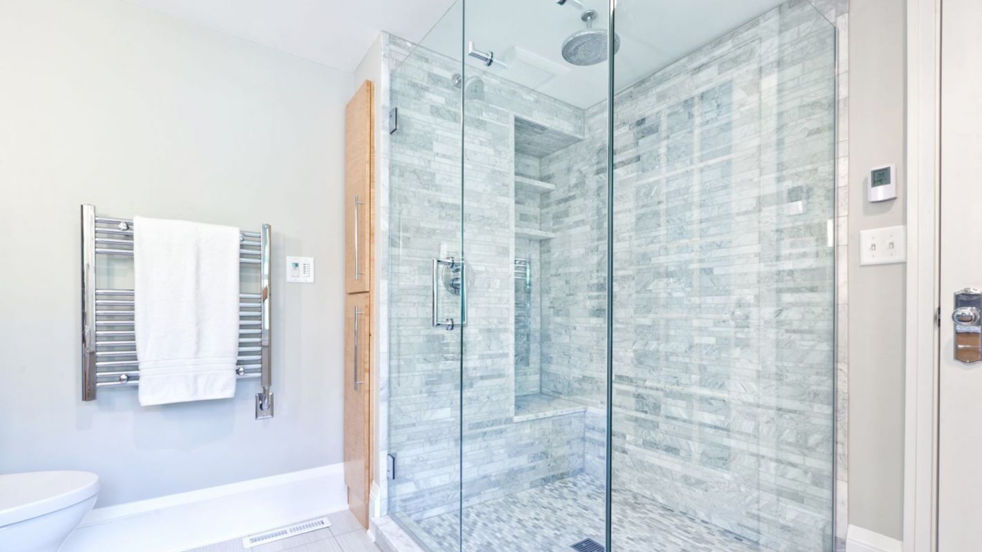 Custom Glass Shower Door Installation for Perfect Shower Enclosure Norfolk, VA