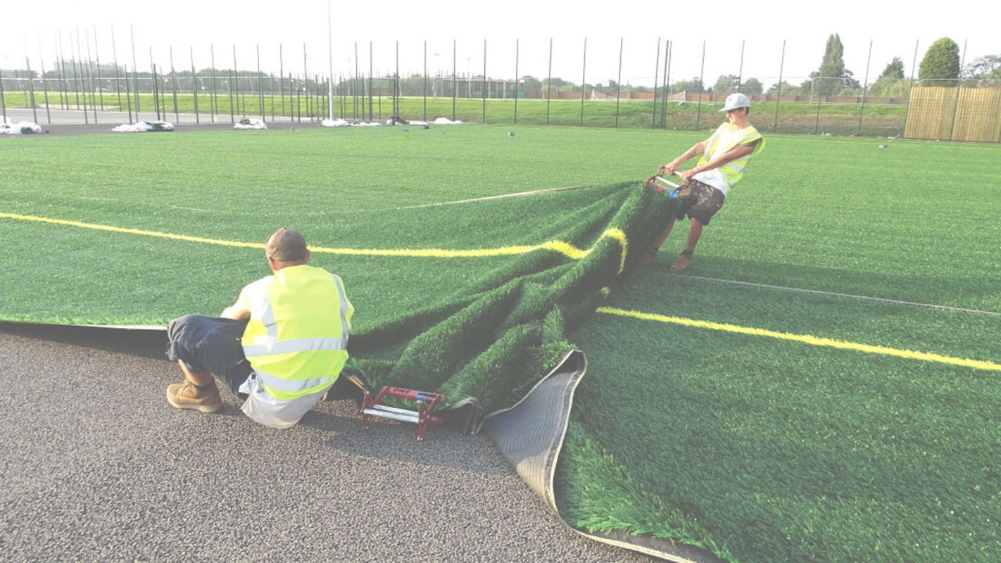 Play Ground Turf Installation- Landscaping Excellence