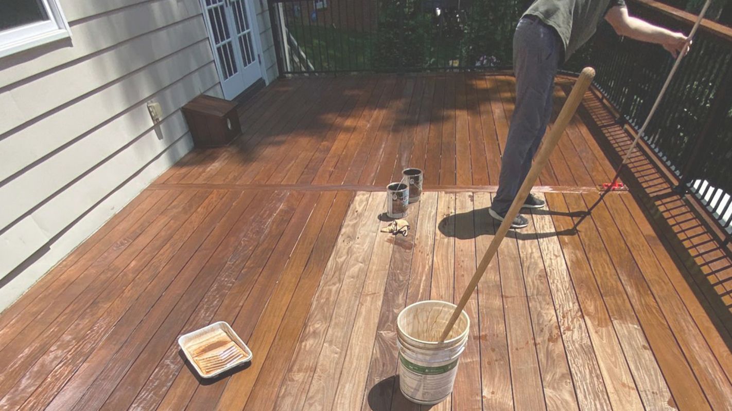 Less Time-Consuming Best Deck Staining in Gaithersburg, MD