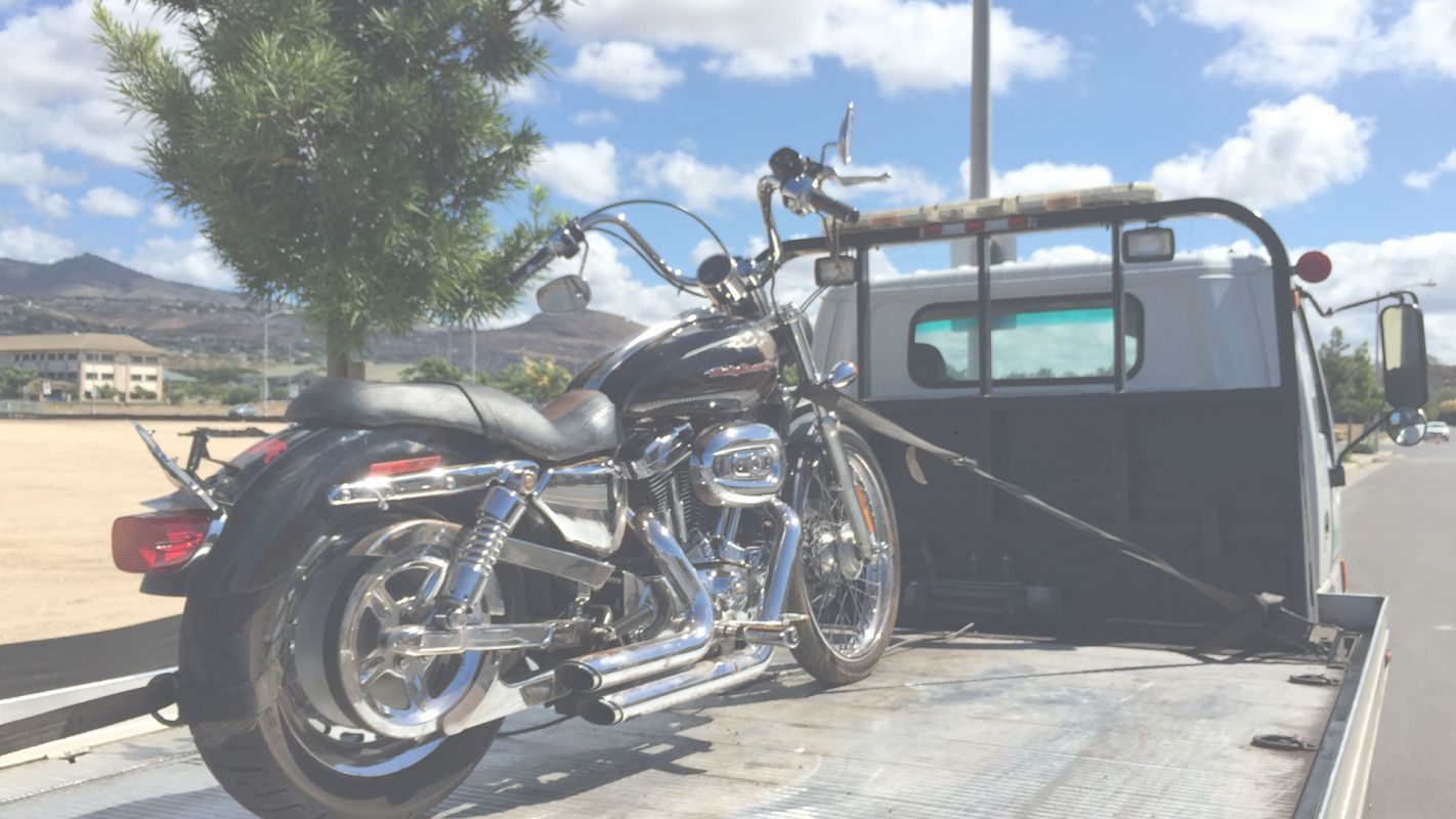 Motorcycle Hauling Trailer Tows Hassle Free Arleta, CA