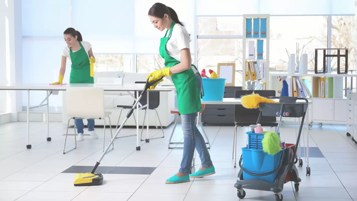 Our Commercial Cleaners Offer Peace of Mind & Stress-Free Cleaning!
