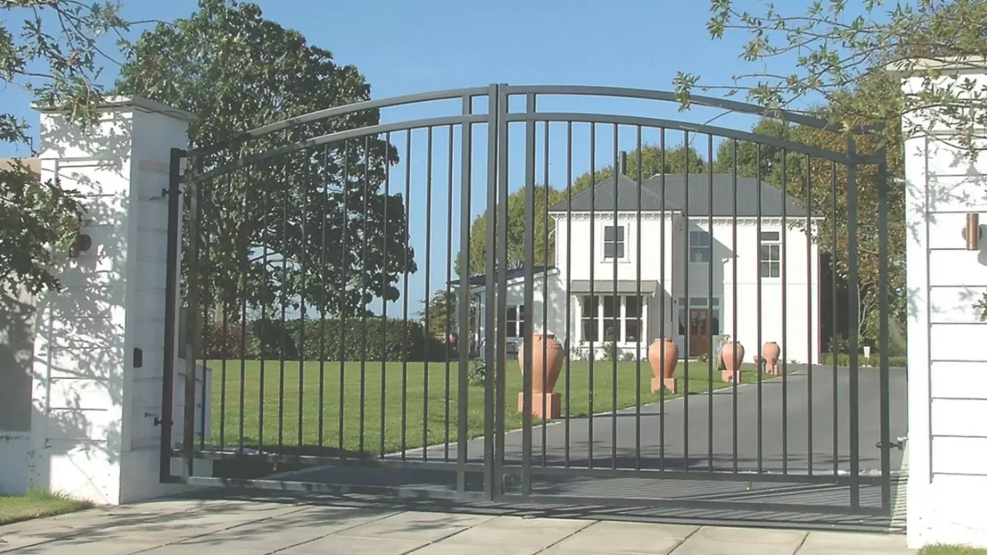 Beauty and Functionality Together with Our Swing gate Installation in Lewisville, TX