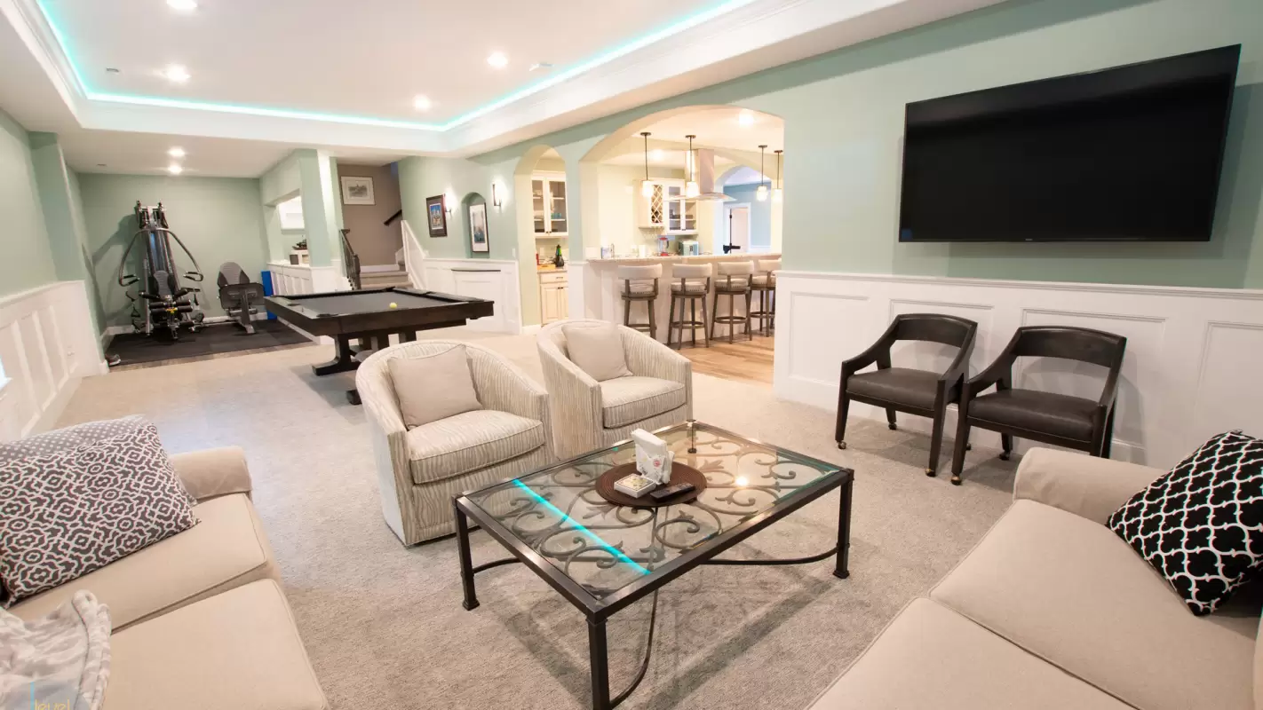 Our Basement Contractors Can Create Stunning Basements With 3D Designs In Highlands Ranch, CO