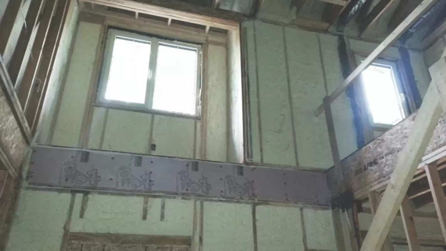 Spray Foam Windows Insulation Providing Maximum R-Value Highland Charter Township, MI