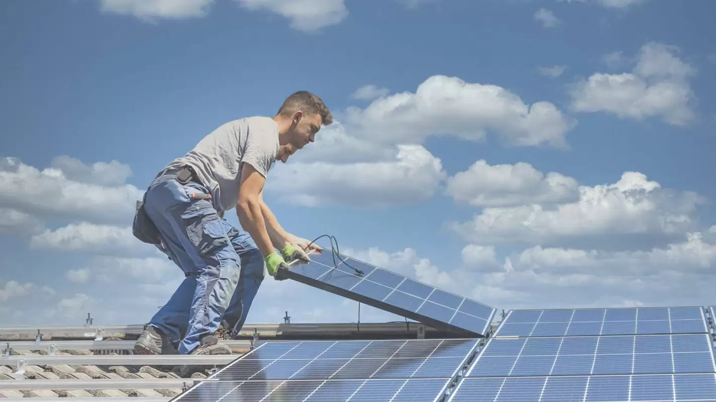 Let Our Certified Solar Panel Installers to Go Green
