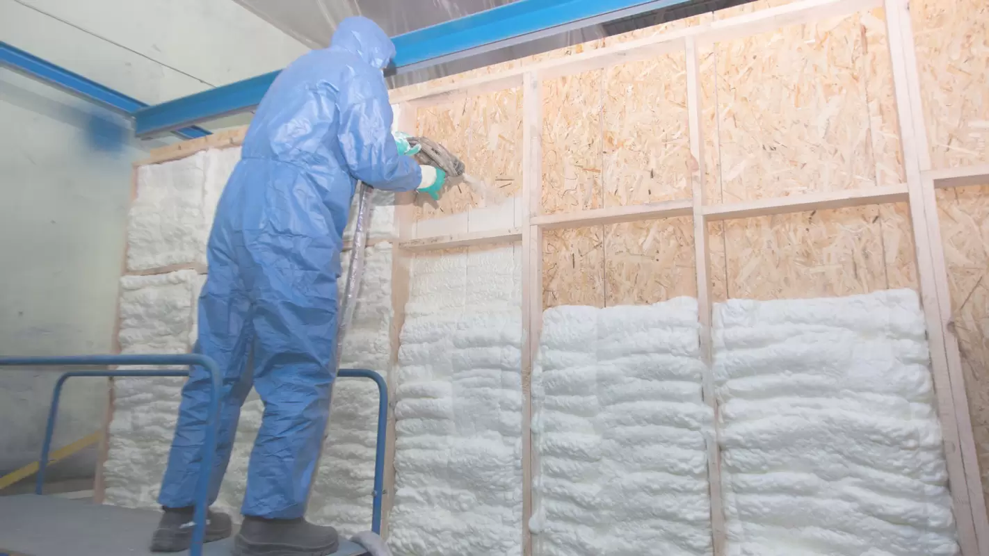 Commercial Spray Foam Insulation Installation makes your office energy efficient in Queen Creek, AZ