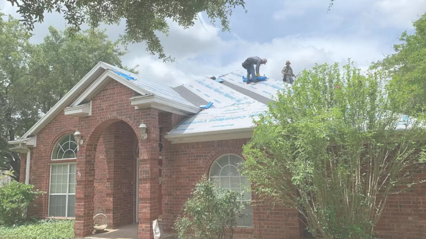Our Roofing Services Thoroughly Inspecting Your Roof in North Richland Hills, TX