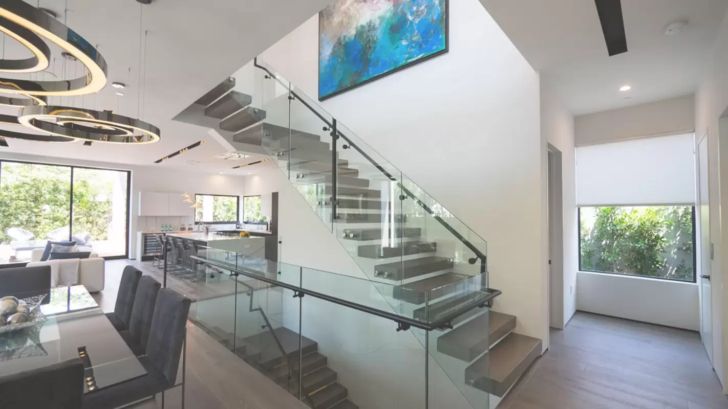 Elevate Your Staircase And Balcony With Our Stunning Glass Railings Installations