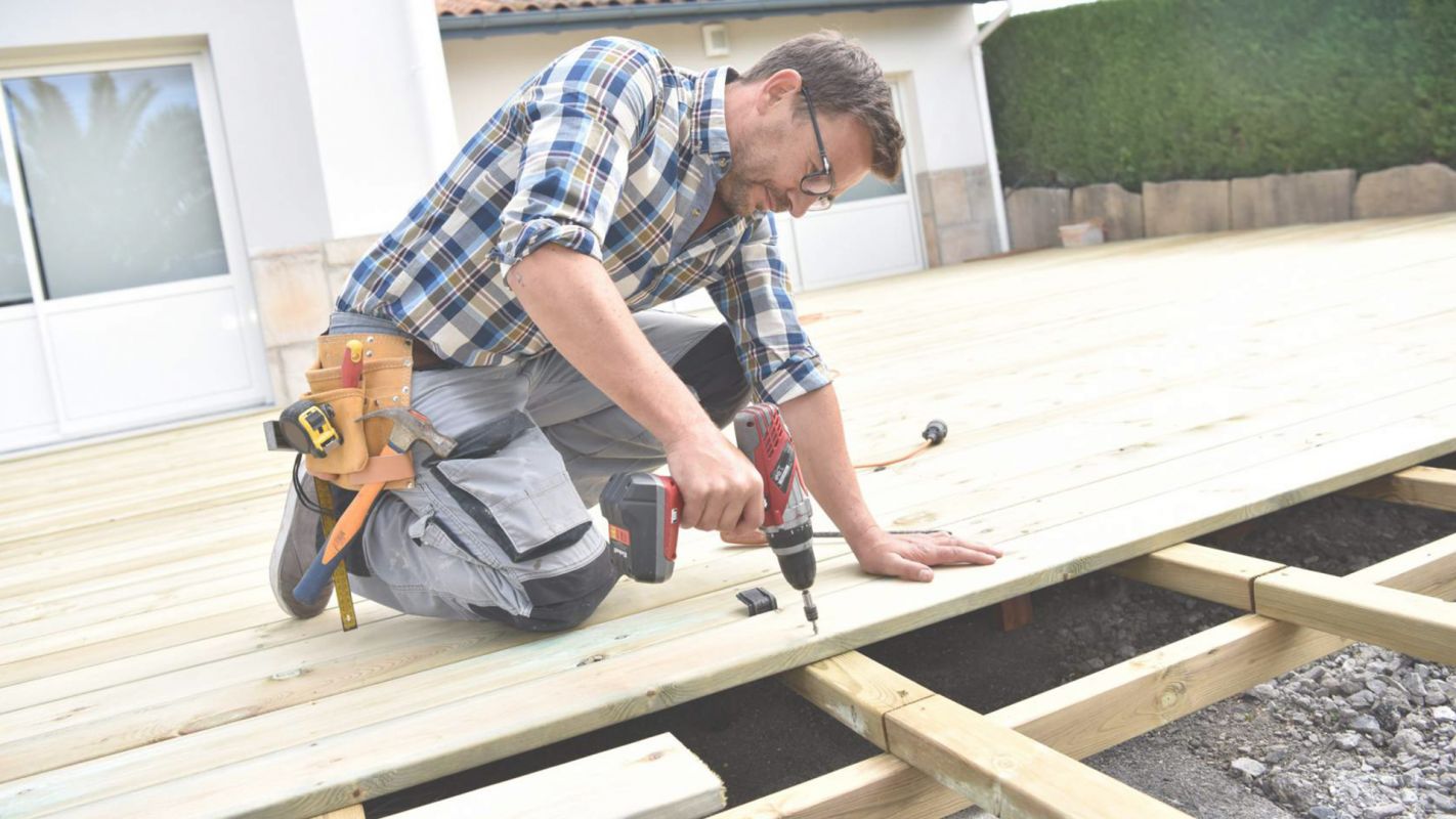 We Are One of the Leading Deck Builder Companies in the Region!