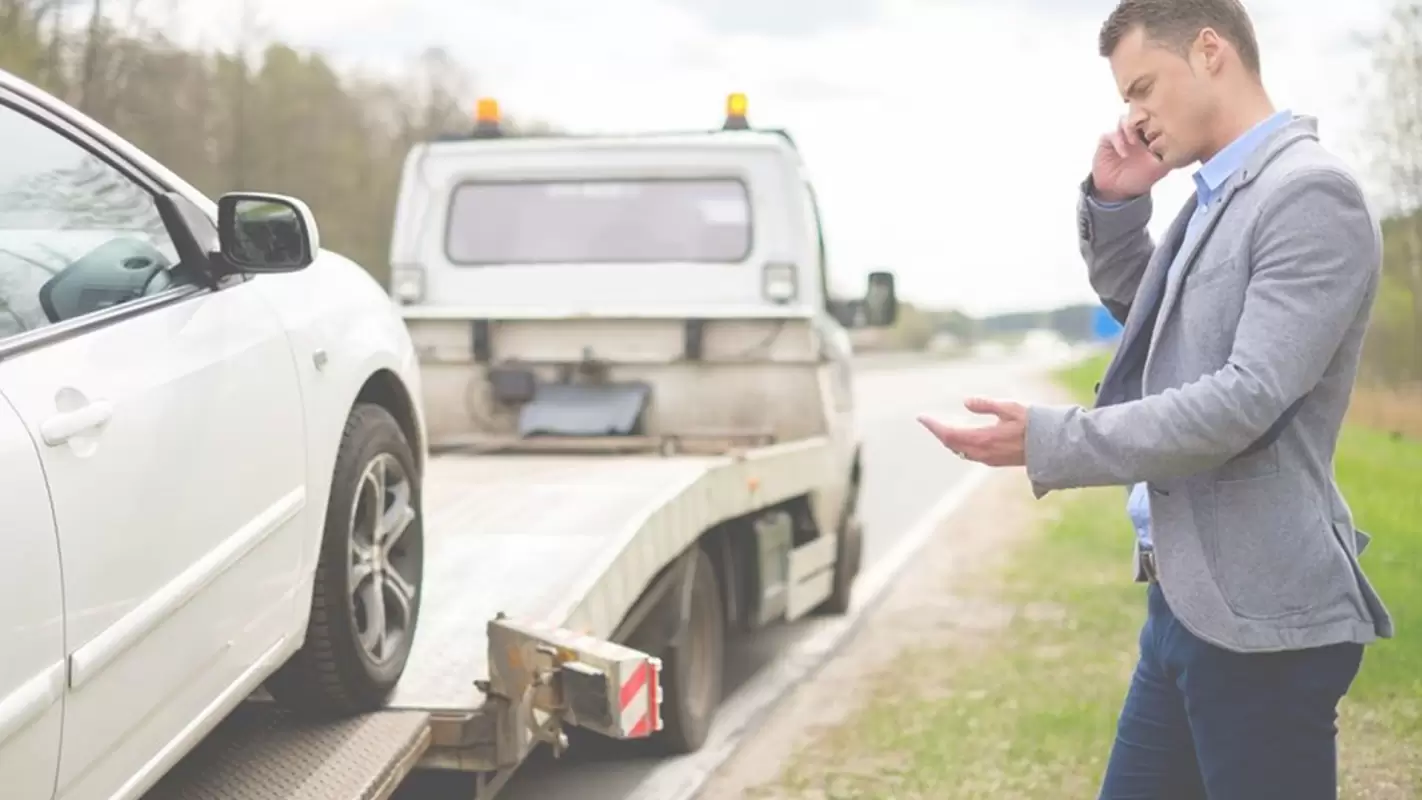 We provide emergency towing services