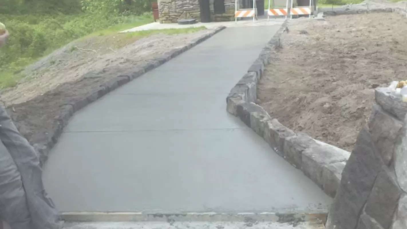 Walk With Confidence on Our Impeccable Concrete Sidewalks