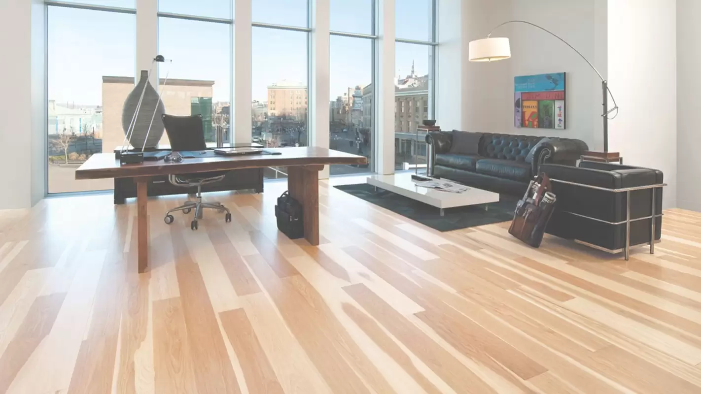 Enhance the Aesthetics of Your Workplace with Commercial Hardwood Floor Installation