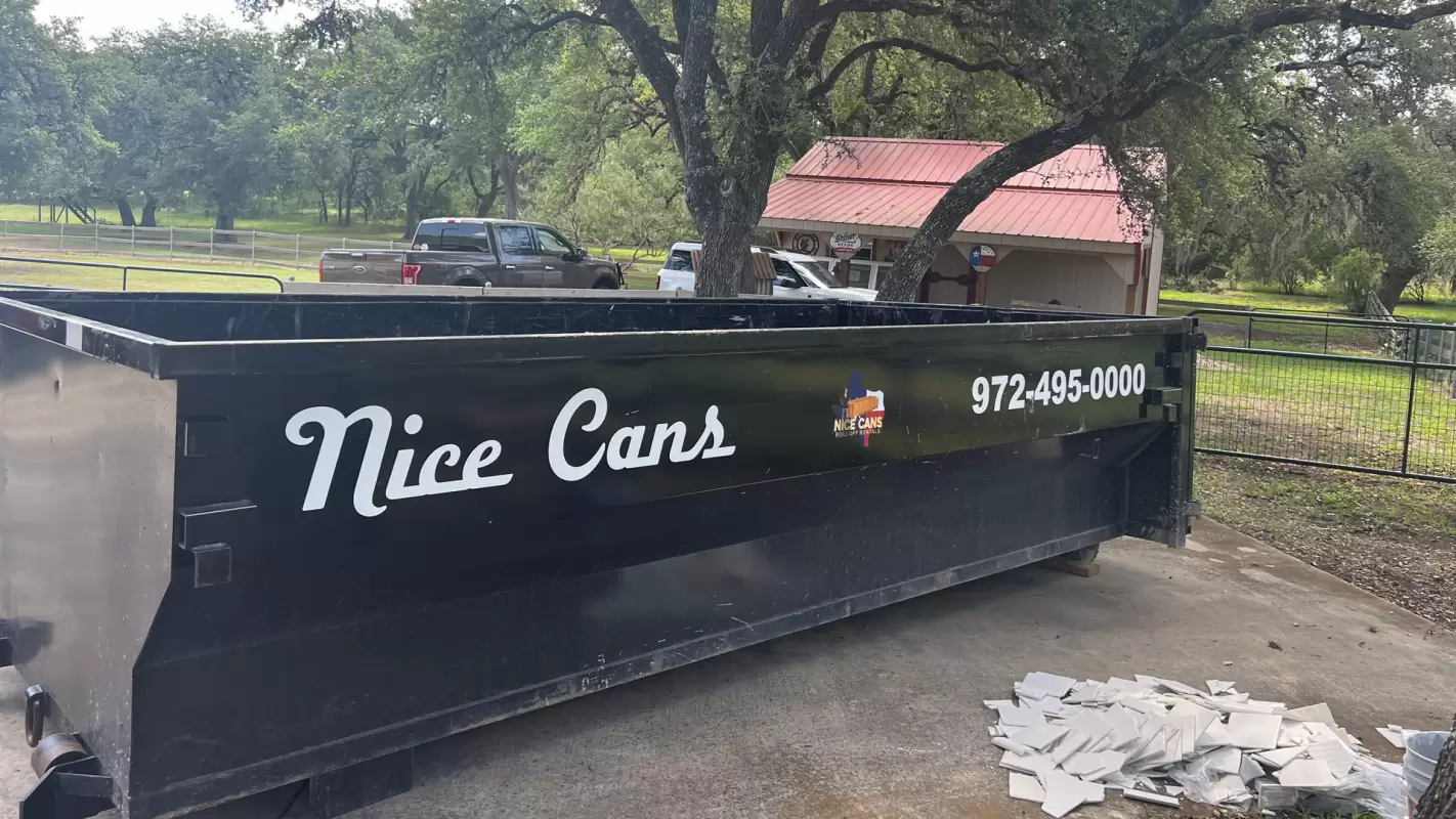 Keep it Clean and Green with Our Roll Off Dumpsters! in Canyon Lake, TX