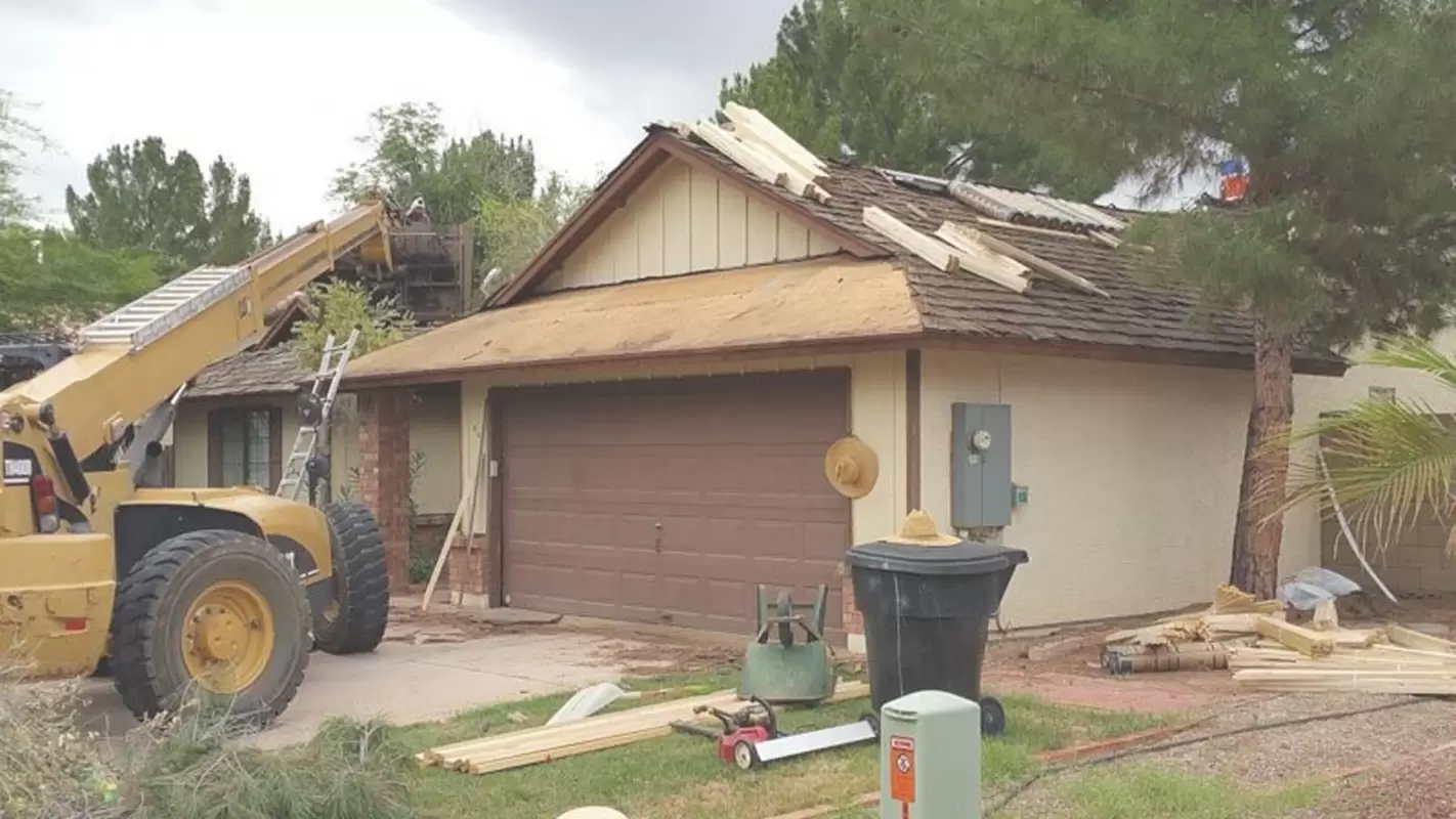 Storm Damaged Roof Replacement to Save You & Your Loved Ones!