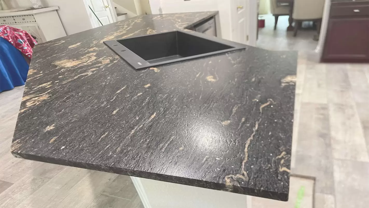 With us, you get to pick from the trendy Kitchen Countertop Designs