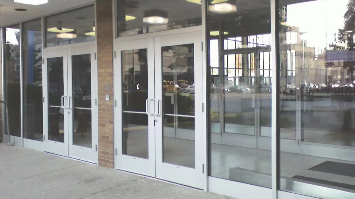 Elevate The Curb Appeal of Your Store with Our Storefront Glass Installation! in Westbury, NY
