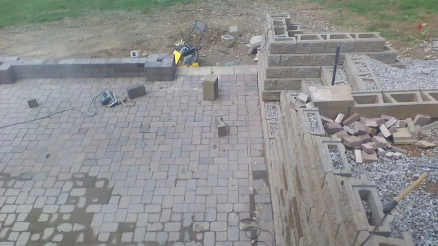 Brick Paver Patios with Elegant Paver Block Designs!