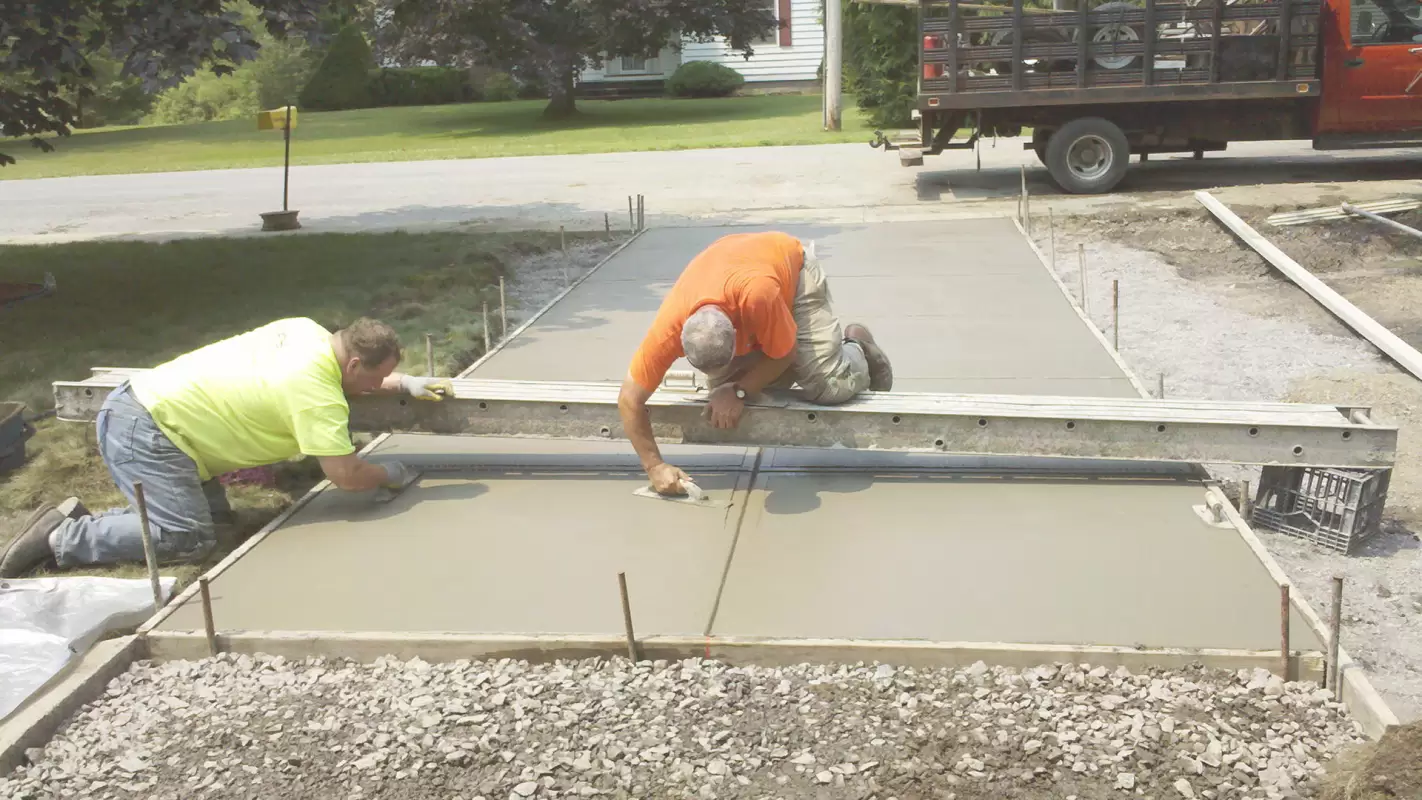 Hire Our Concrete Driveway Contractors for Sturdy, Elegant and Practical Driveways!