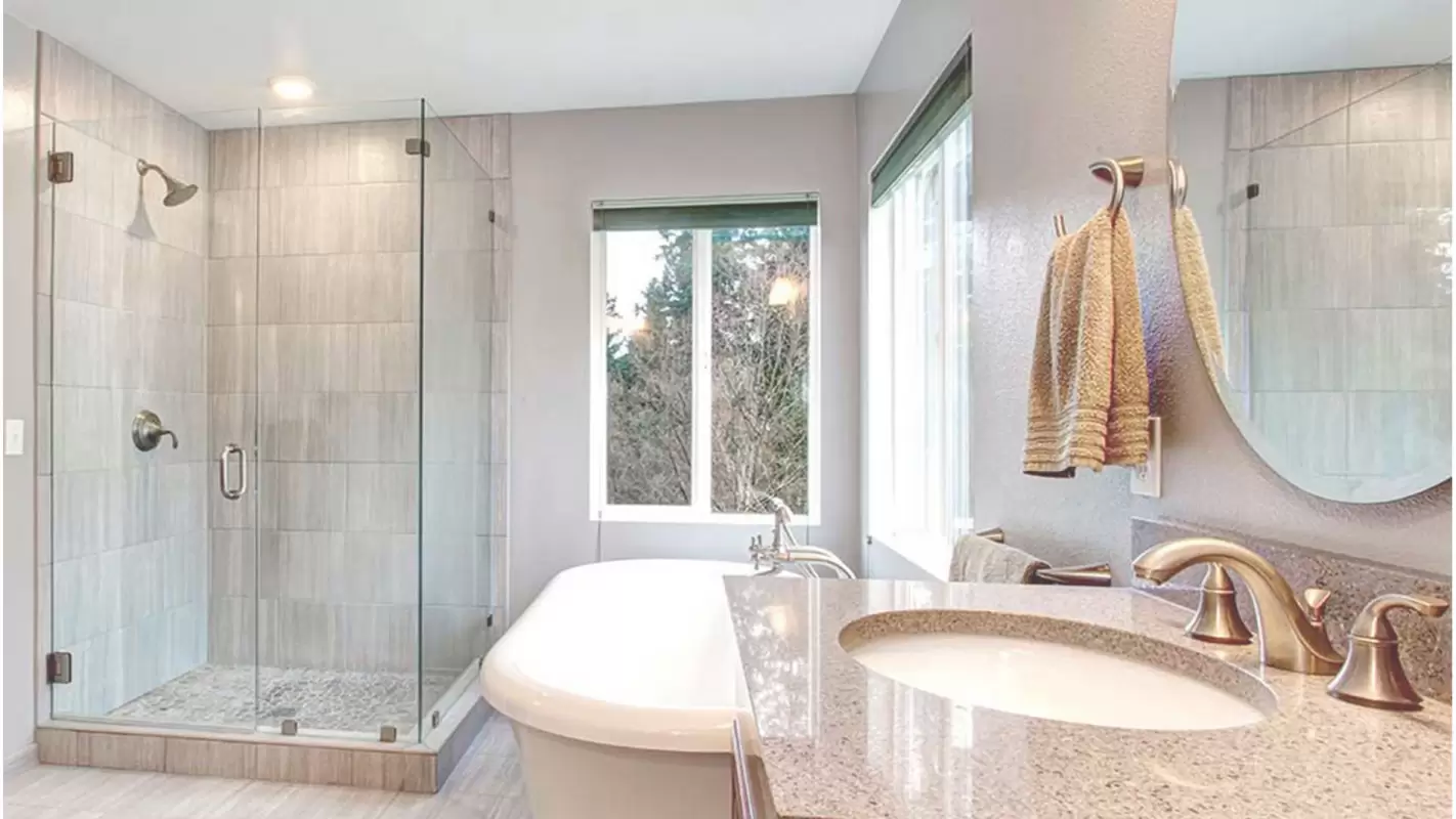 Our Top-Notch Easy-Clean Shower Doors!