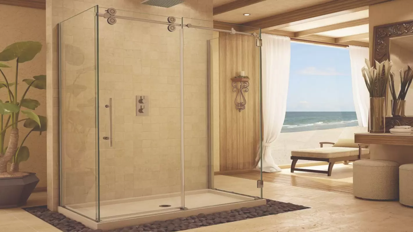 Enhance Your Shower Area with Sliding Glass Shower Doors Repairing