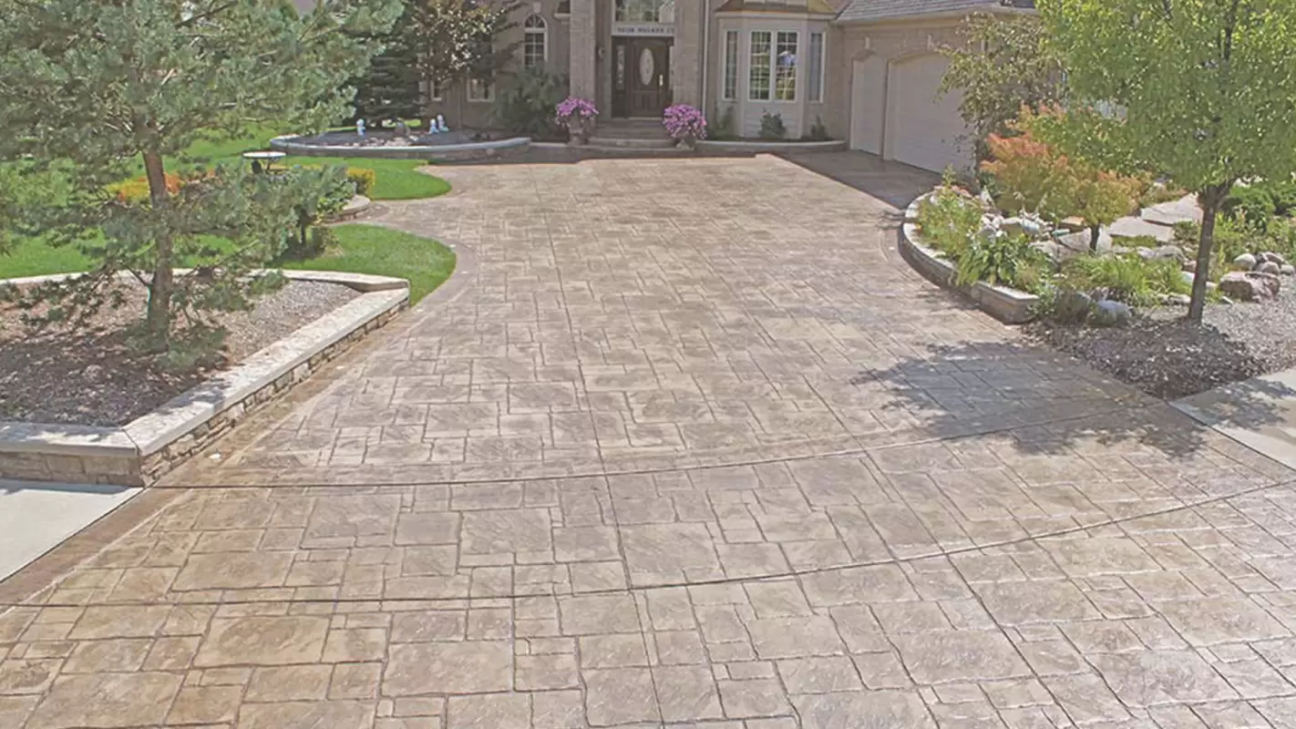 Get Stamped Concrete Driveway Installation by Our Pros! in Lady Lake, FL