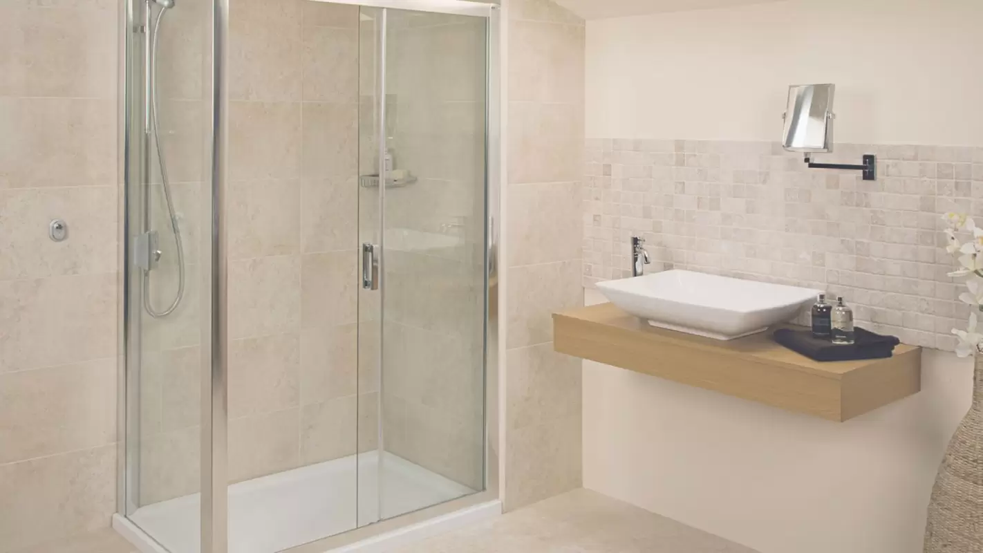 Unrivaled Glamour with Custom Shower Glass Door Delivery