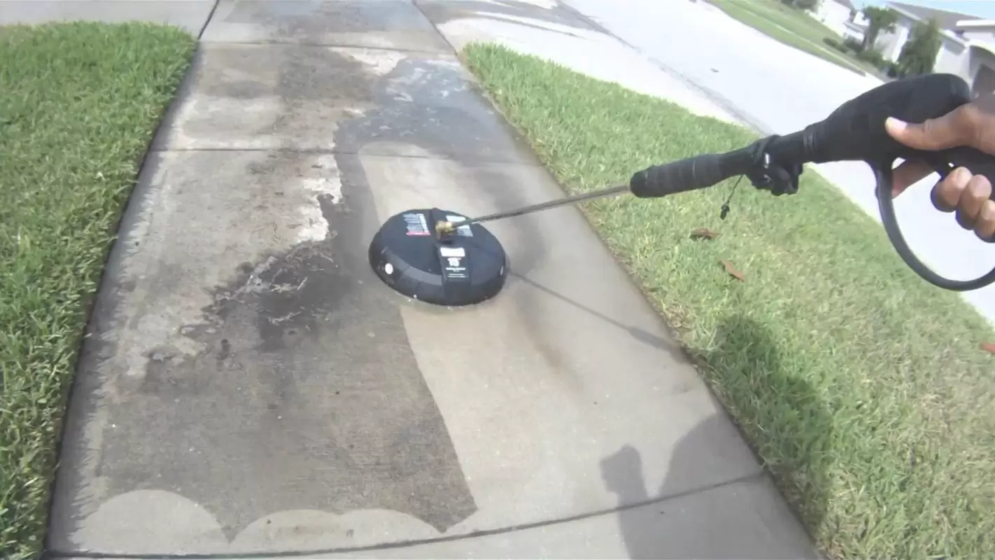 Go For Our Driveway Pressure Washing Services for Squeaky Clean Driveways!