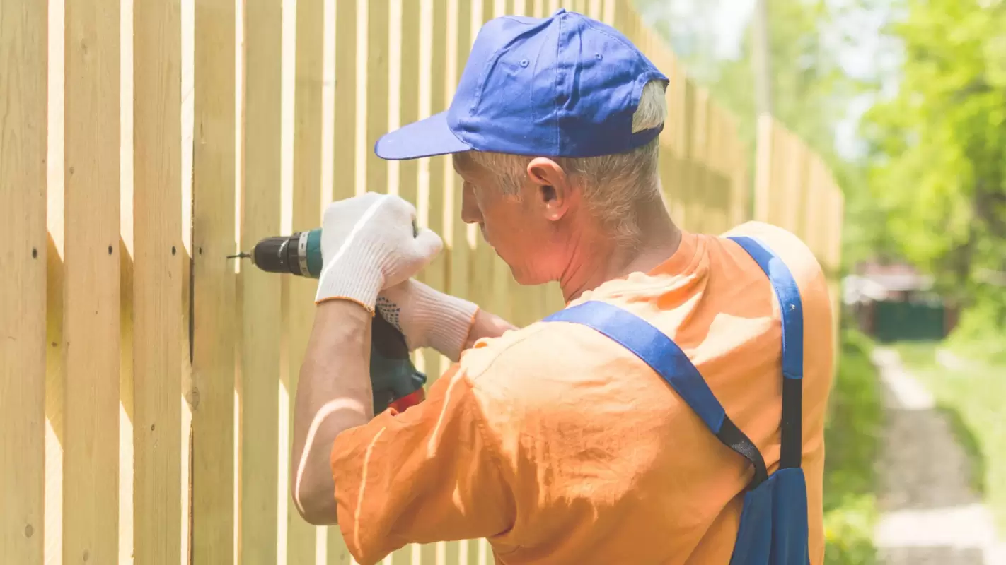 Fence Repair for Wind & Weather Protection!