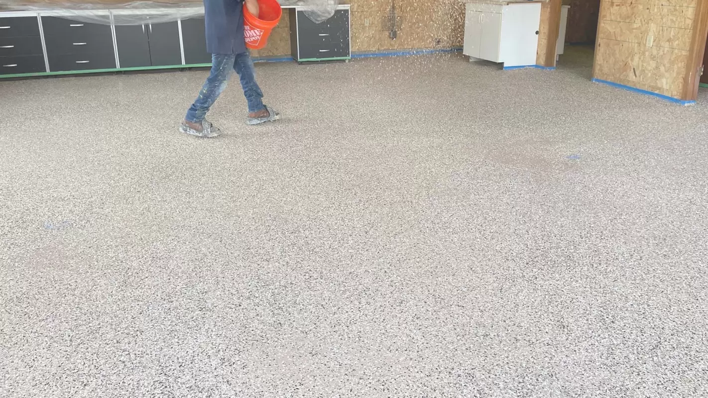 Epoxy Flooring with Various Design Options