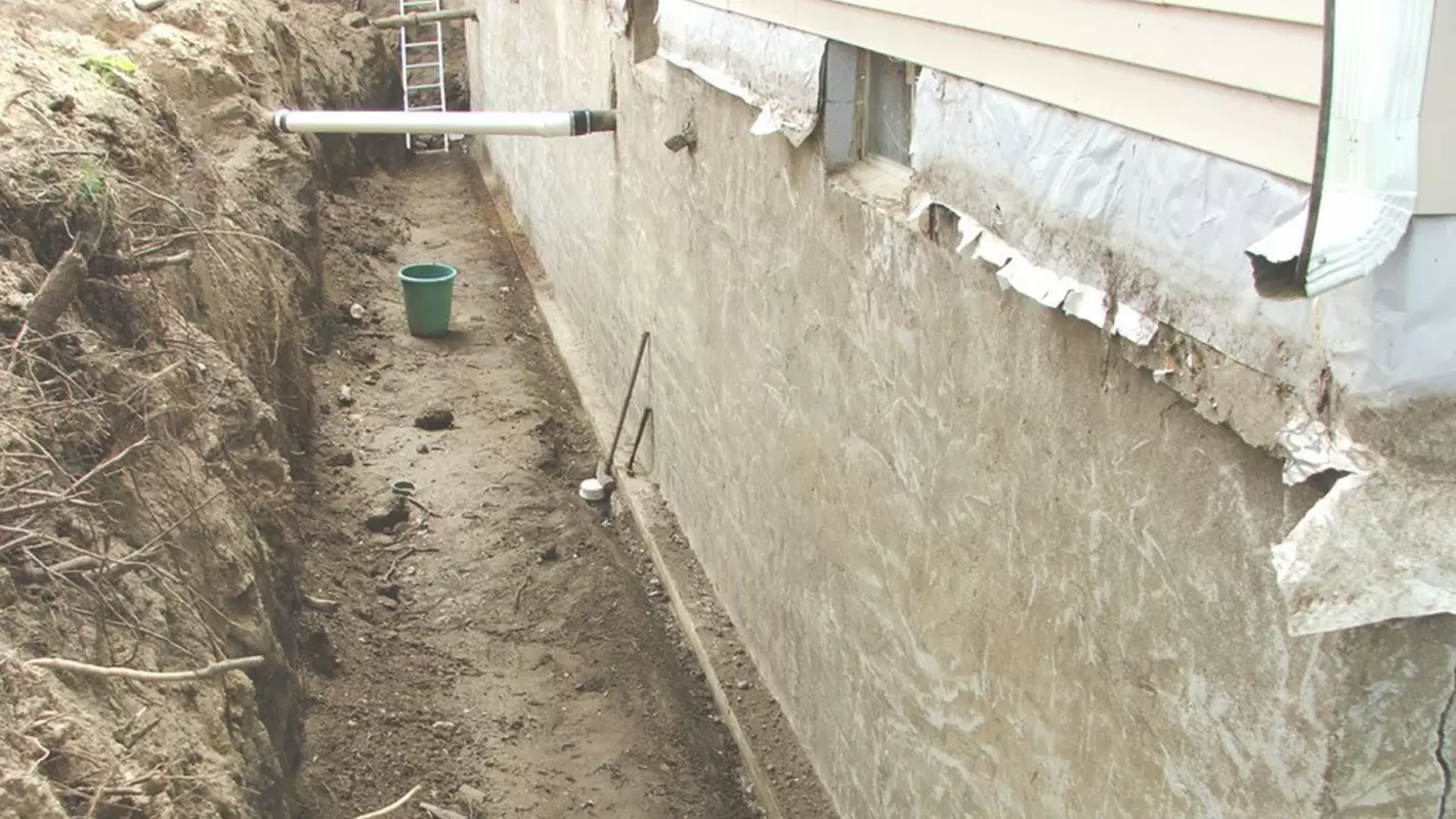 Foundation Repair for Water-proofed Walls in Lansing, MI