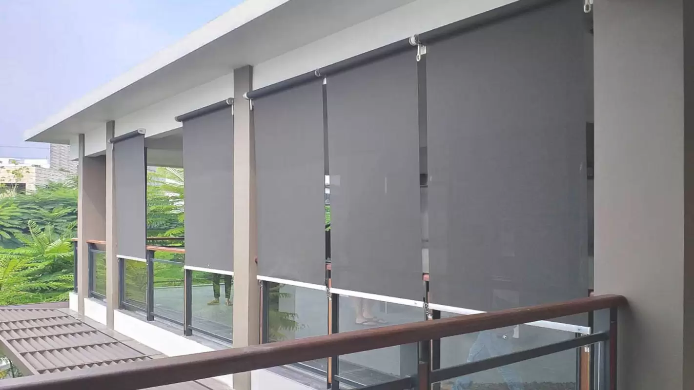 Get maximum protection with our solar screens!