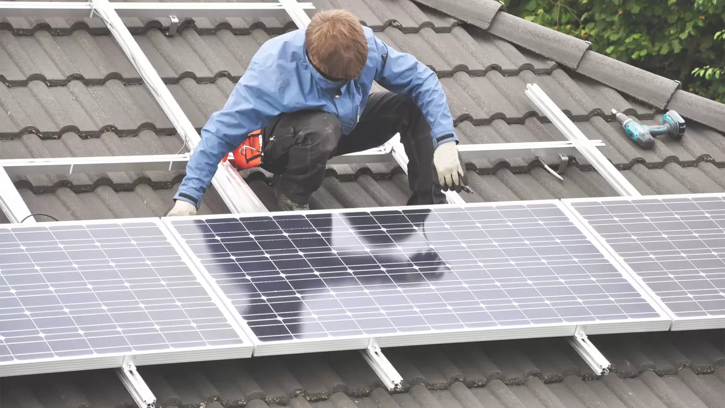 Solar panel installation at its finest! in Humble, TX