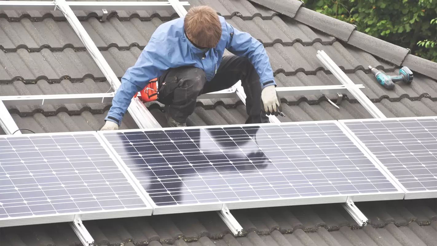 Our solar panel installation provides insurance on the service in Crosby, TX